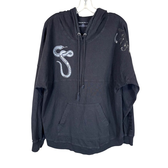 Taylor‎ Swift Reputation Spirit Jersey Hoodie Pullover Sweatshirt Black Medium - Picture 1 of 6